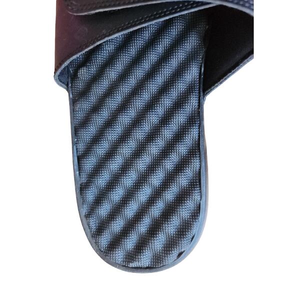 I Slides Black Slide On Adjustable‎ Sandals Ram Men's Size 9 - Picture 9 of 9